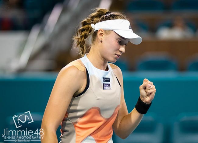 WTA-1000. Рибакіна перемогла Пегулу і стала першою фіналісткою