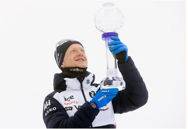 Йоханнес Бьо - переможець загального Кубка світу з біатлону; Дудченко– 35-й
