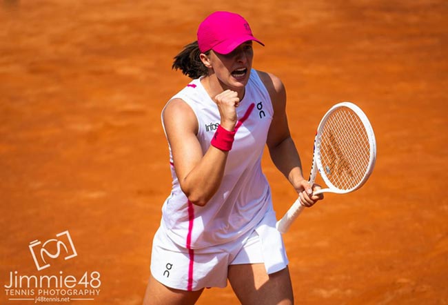 WTA-1000. Рим.  Іга Свьонтек перемогла Медісон Кіс у 1/4 фіналу