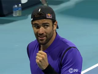 ATP 1000. Маямі.  Берретіні обіграв Де Мінора і зіграє з Фрітцем в 1/4 фіналу