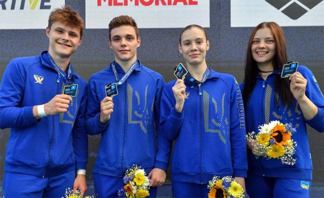 Україна виграла медальний залік Євро зі стрибків у воду