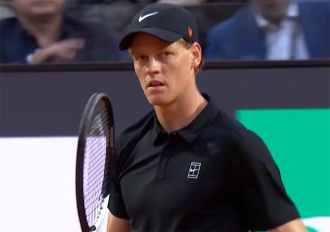 ATP 1000. Рим. Сіннер віддав один гейм Рууду за вихід до півфіналу